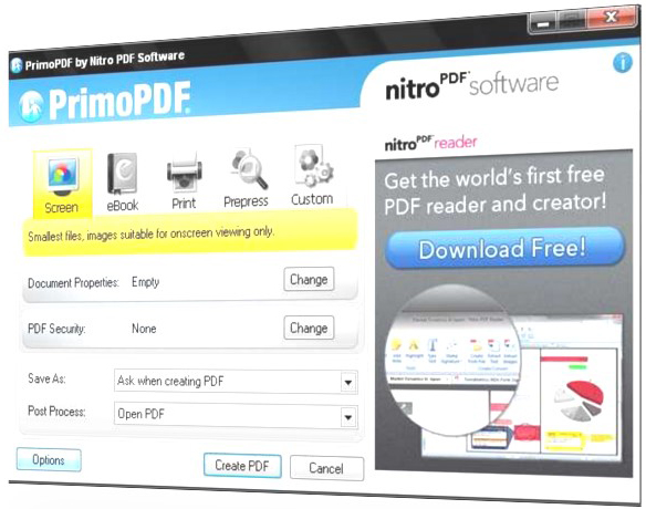 prime pdf printer